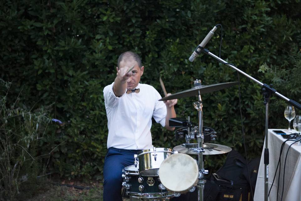 Federico on drum