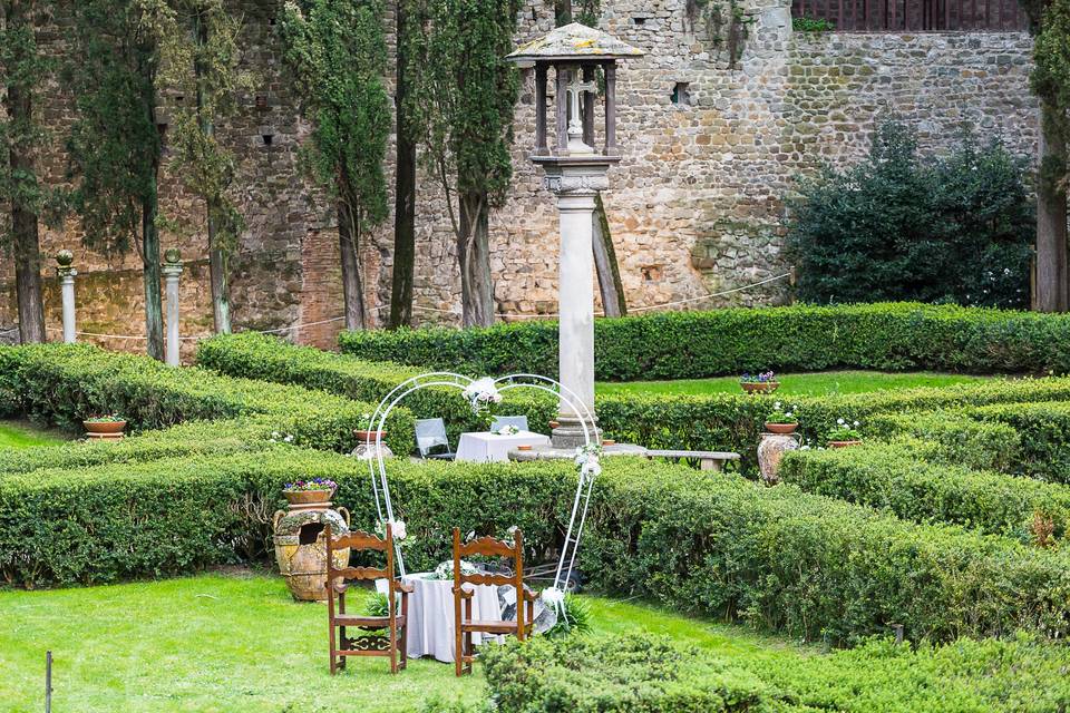 Cerimonia in giardino