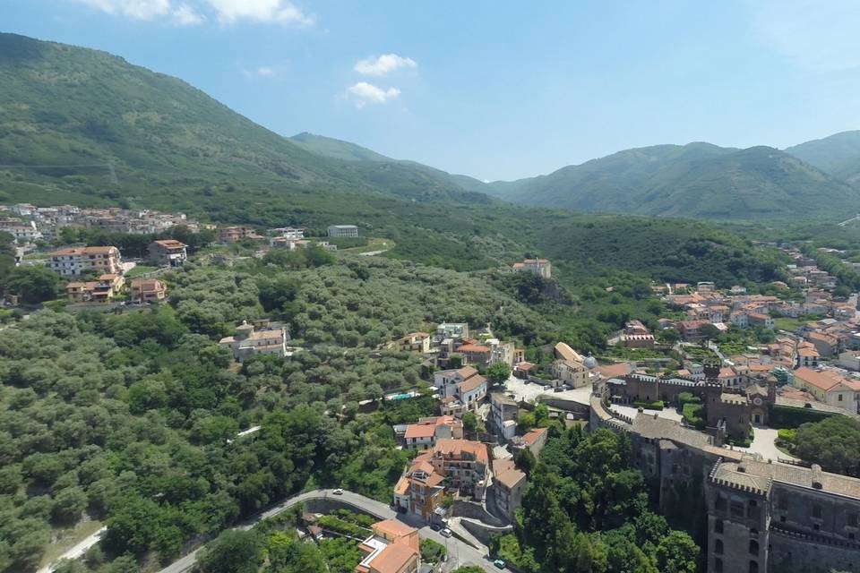 Aerial shot campania