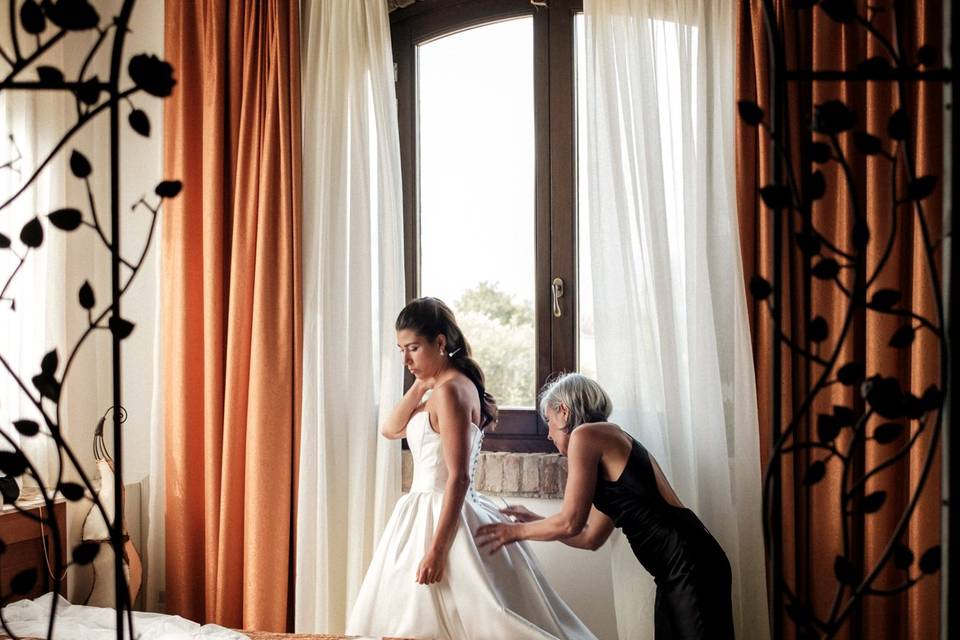 Preparazione nella suite