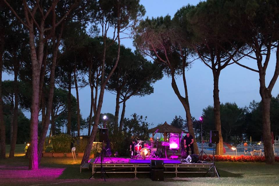 Party band all’aperto