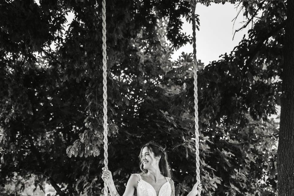 Sposa in altalena