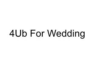 Logo_4Ub For Wedding