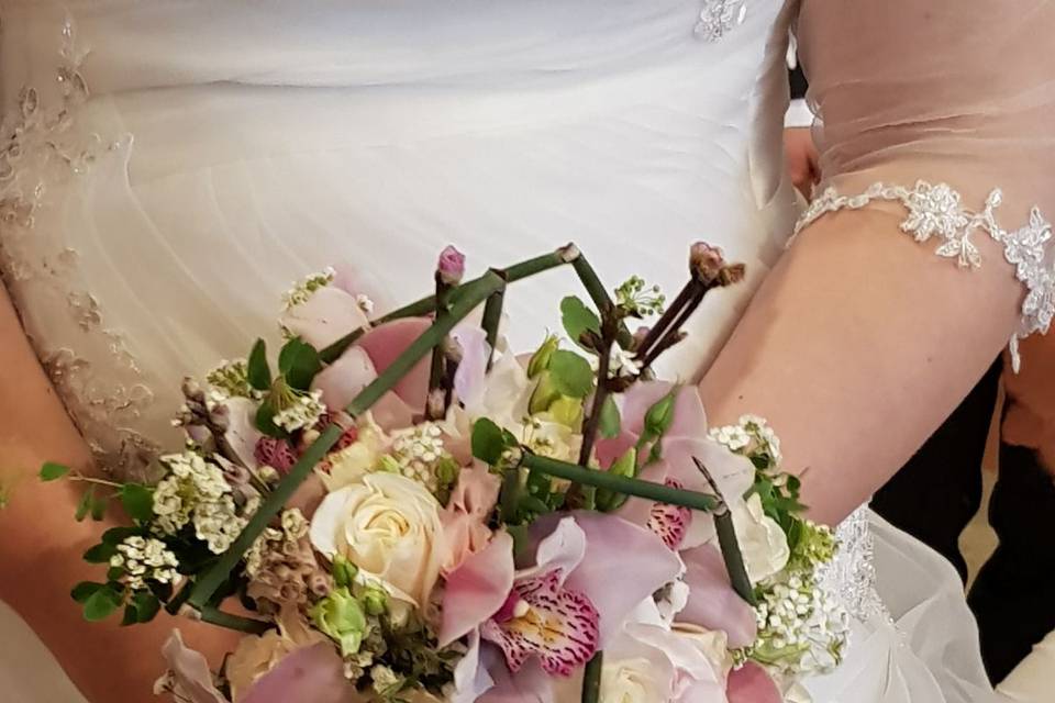 Bouquet sposa orchidee