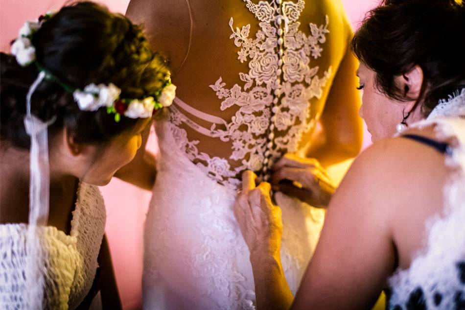 Preparazione sposa