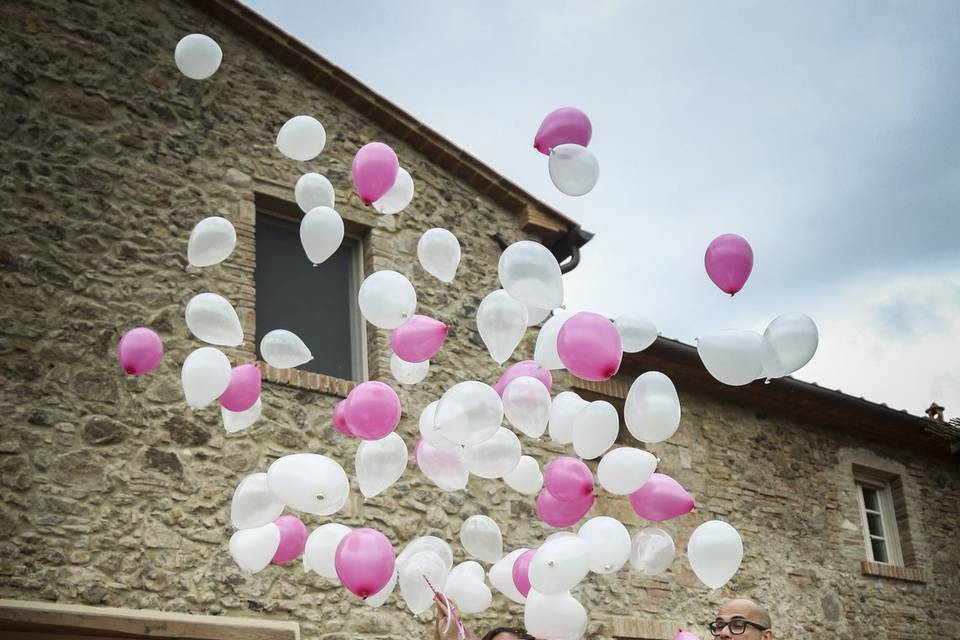 Lancio dei palloncini