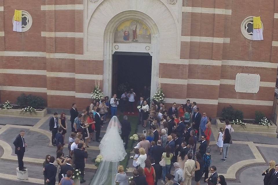 Matrimonio dal drone