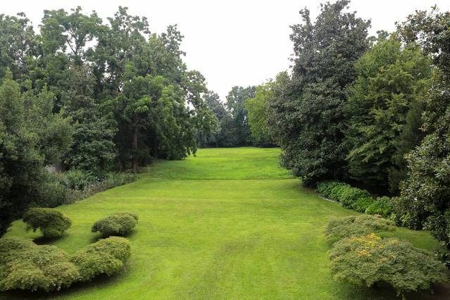 Il parco dalla terrazza