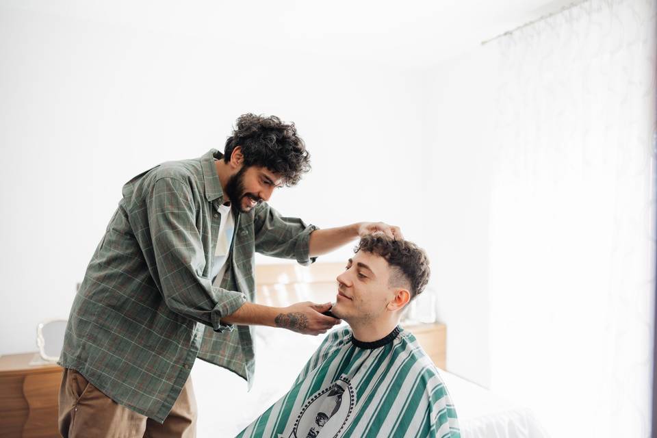 Taglio uomo matrimonio