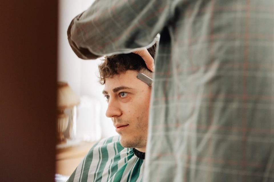 Taglio uomo matrimonio