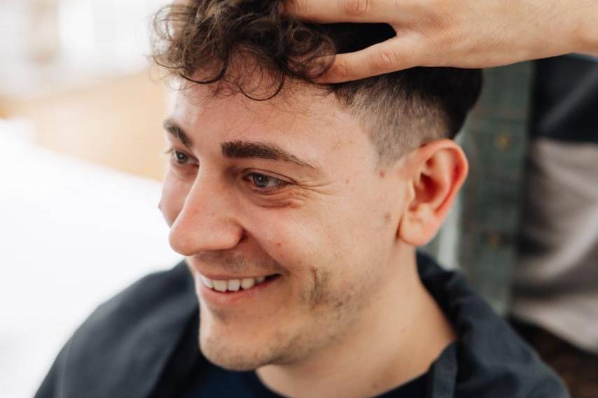 Taglio uomo matrimonio