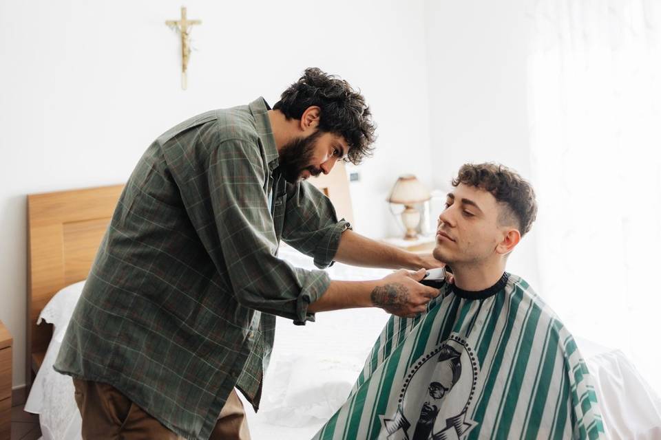 Taglio uomo matrimonio