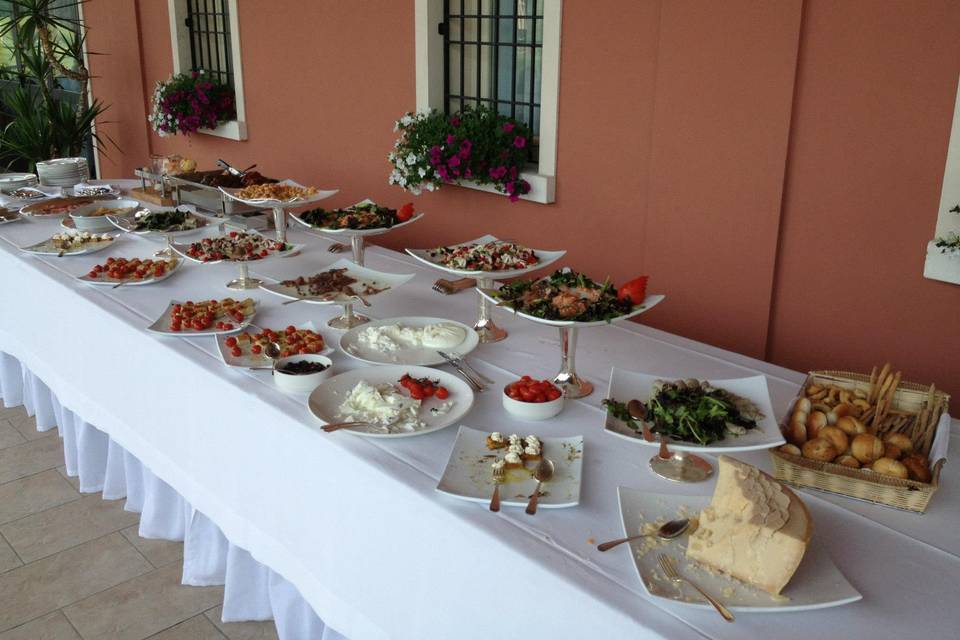 Buffet portico