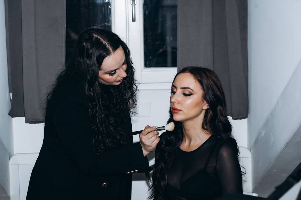 Preparazione trucco