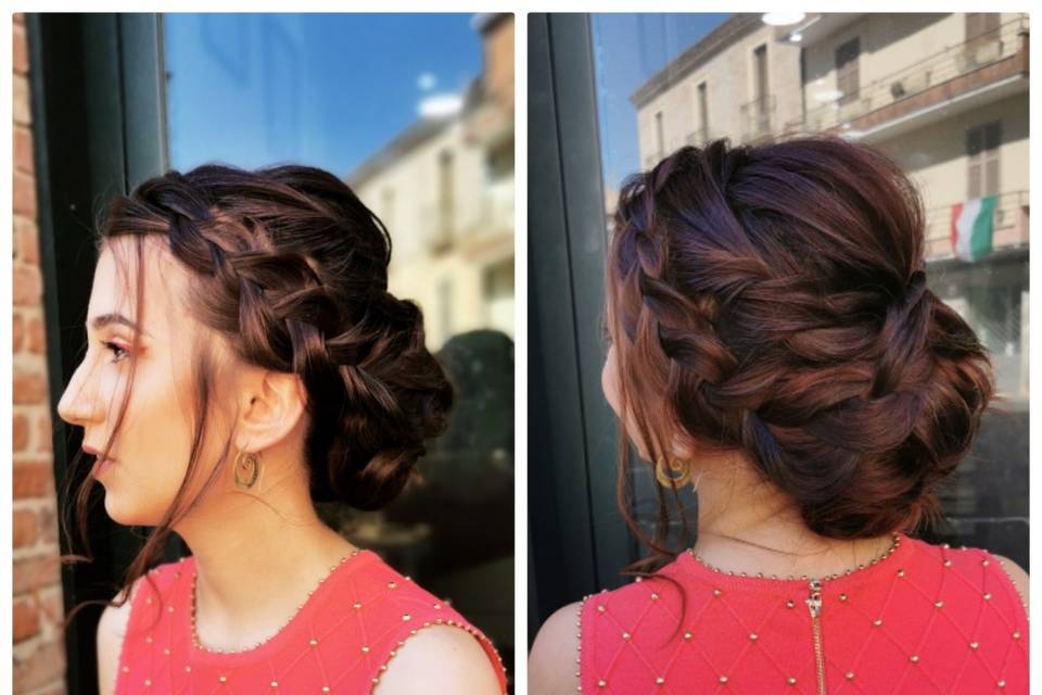 Chignon romantico