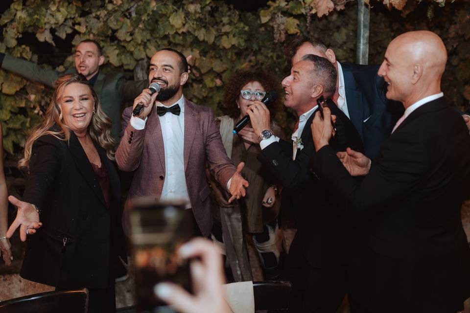 Il pubblico che canta con me