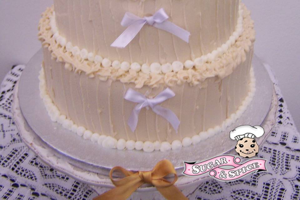 Sugar & Spice wedding cake,