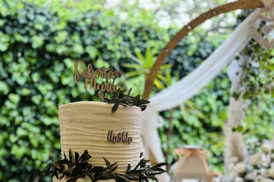 Torta rigata stile rustico