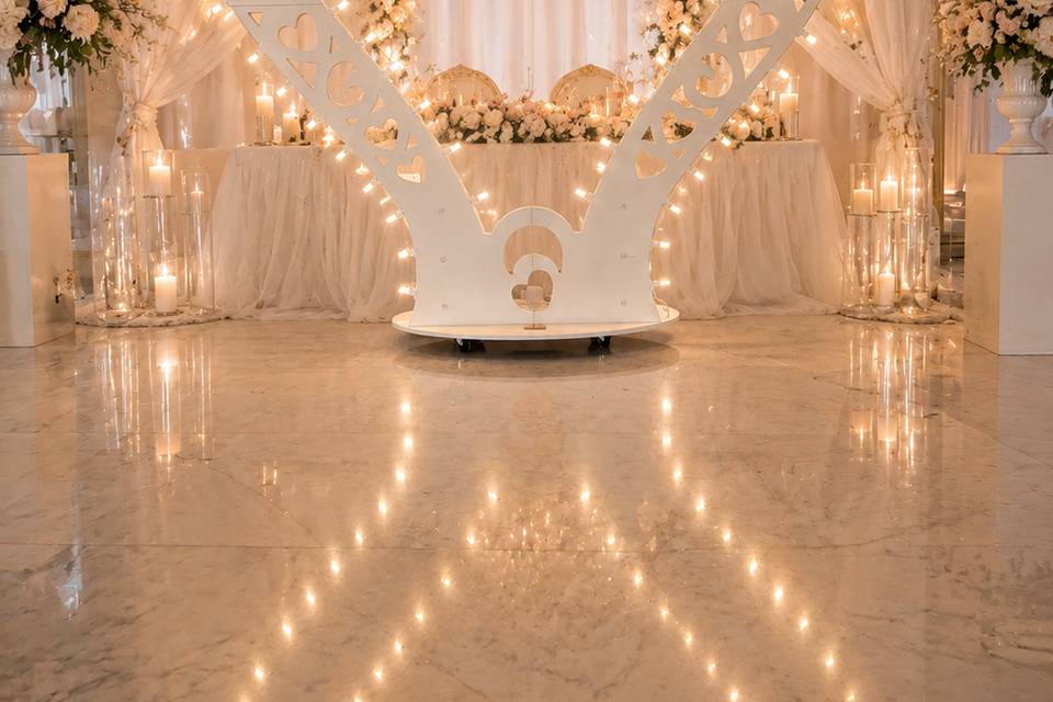 Luminaria cuore sfondo