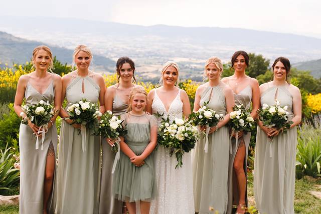 Wedding make-up and hairstyles