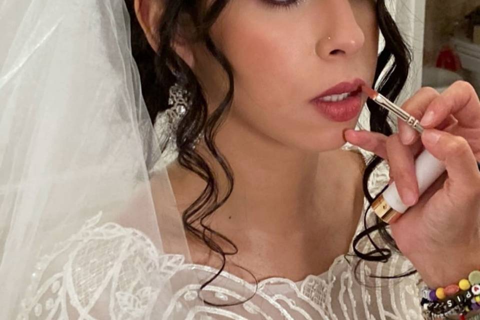 Bridal hair and makeup package