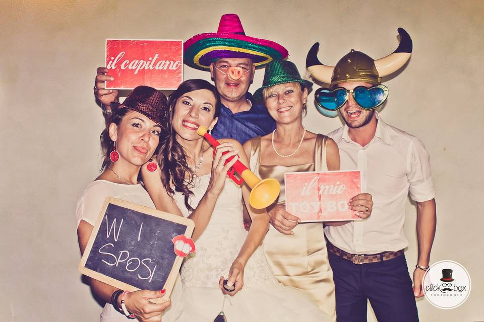 Wedding photo booth