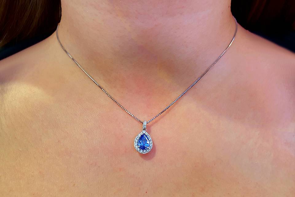 Goccia di tanzanite