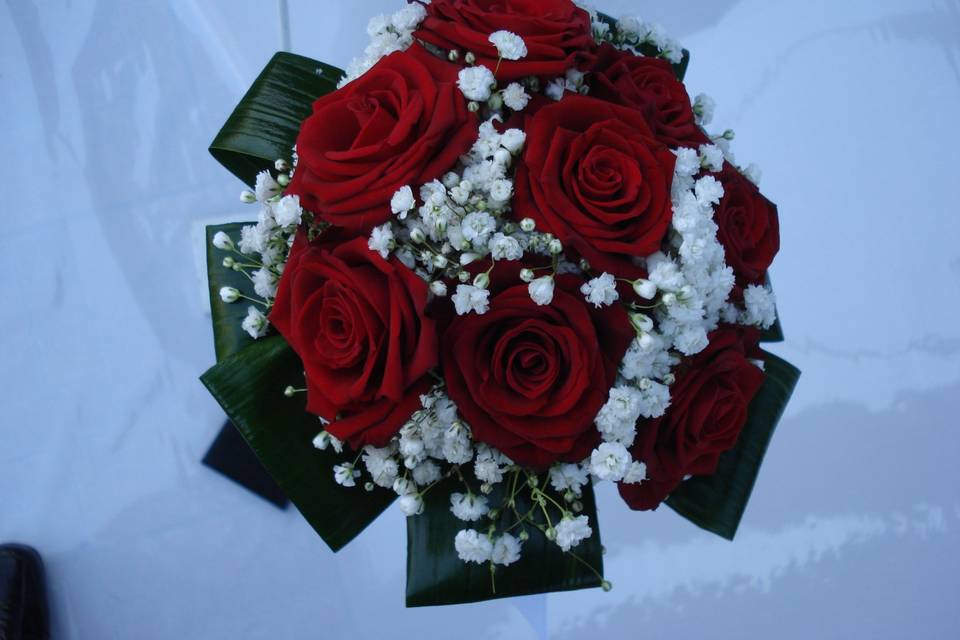 Bouquet lancio rose rosse