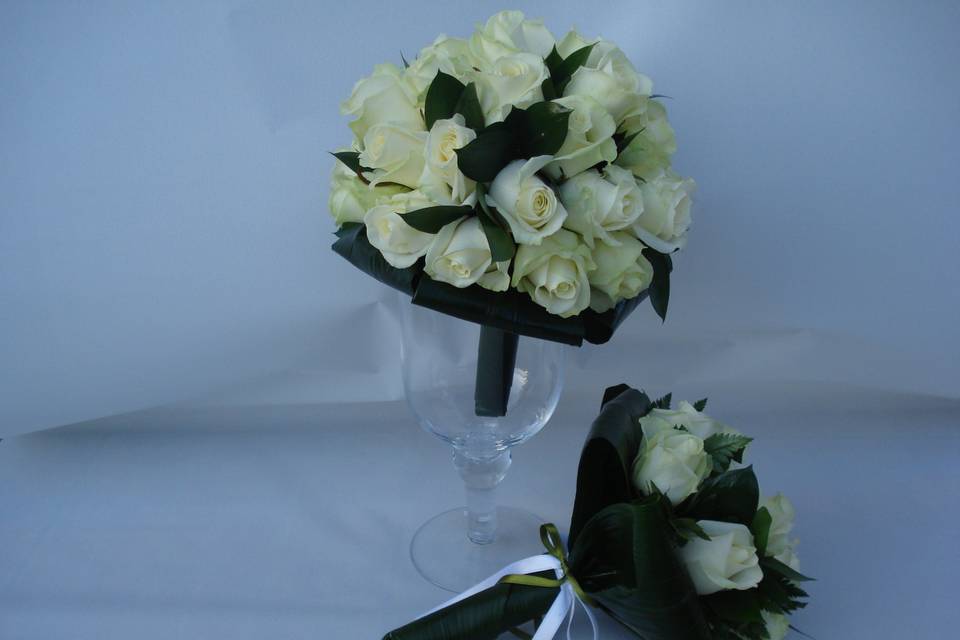 Bouquet sposa e lancio