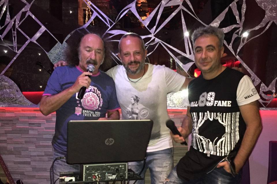 Sul palco con i camaleonti!