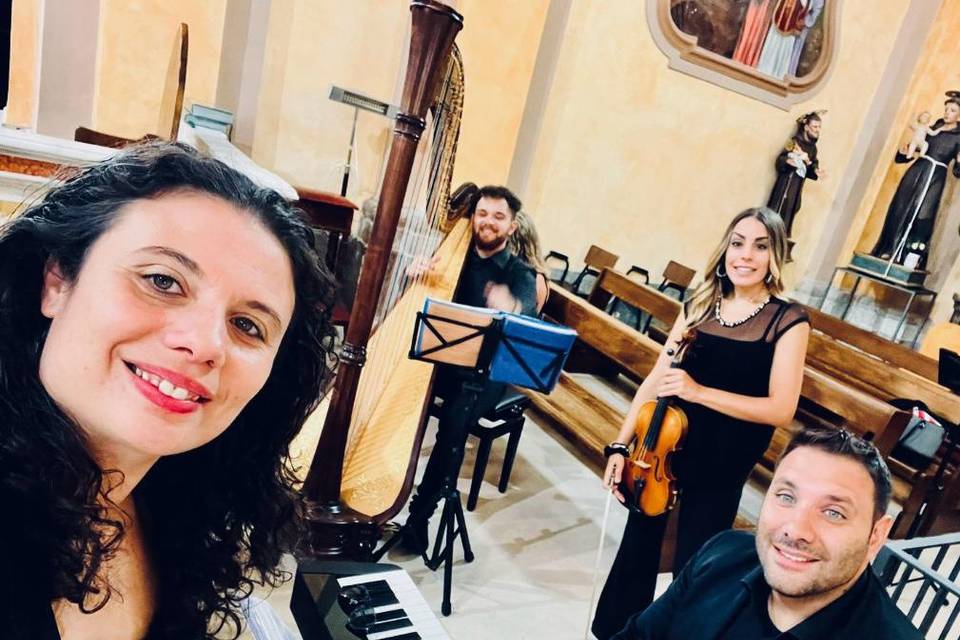 Quartetto in chiesa