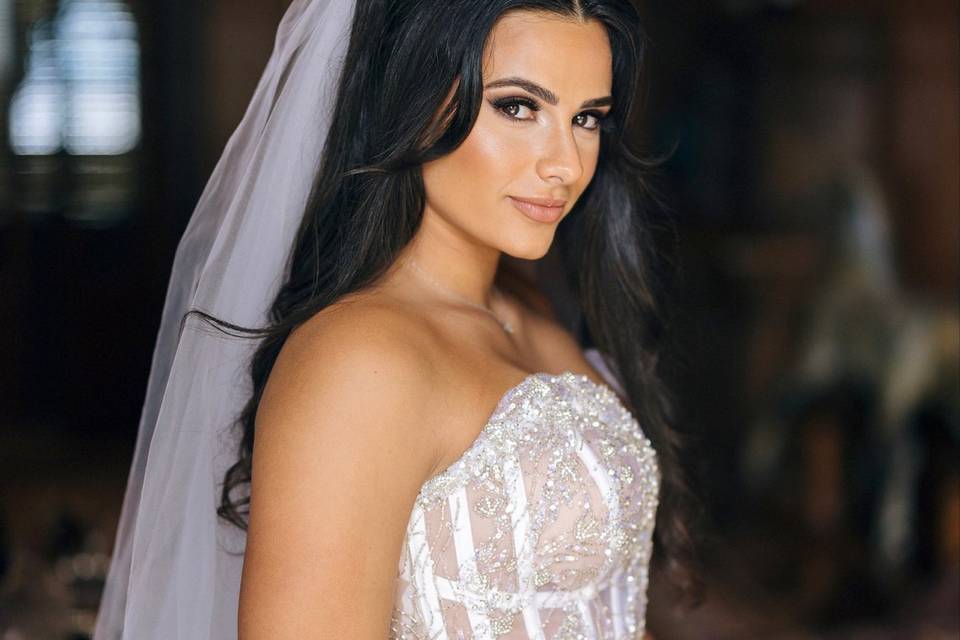 Luxury Glam Bridal makeup