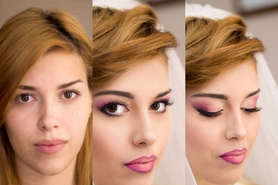 Make up sposa con lips art