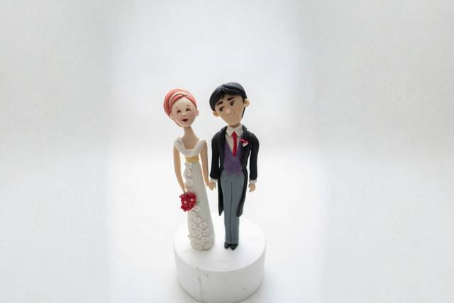 Cake topper sposi