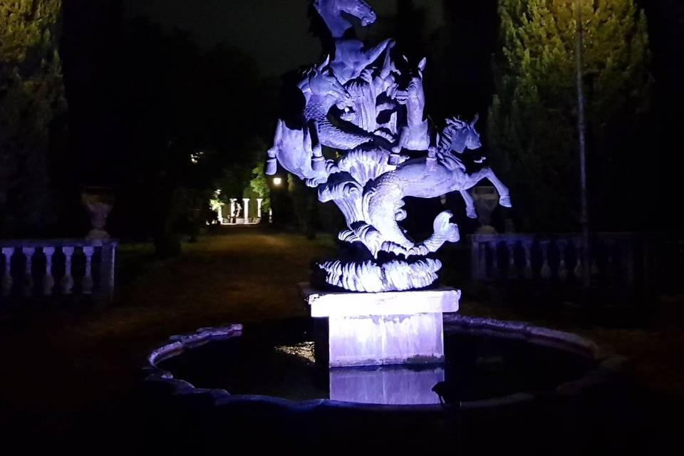 La fontana dei cavalli