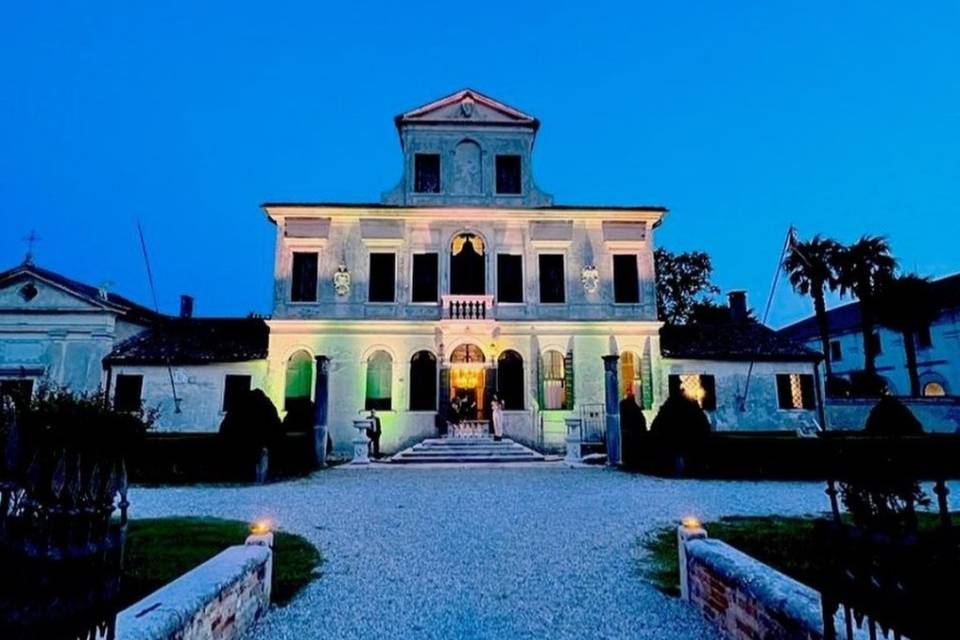 Villa Navagero Erizzo by night