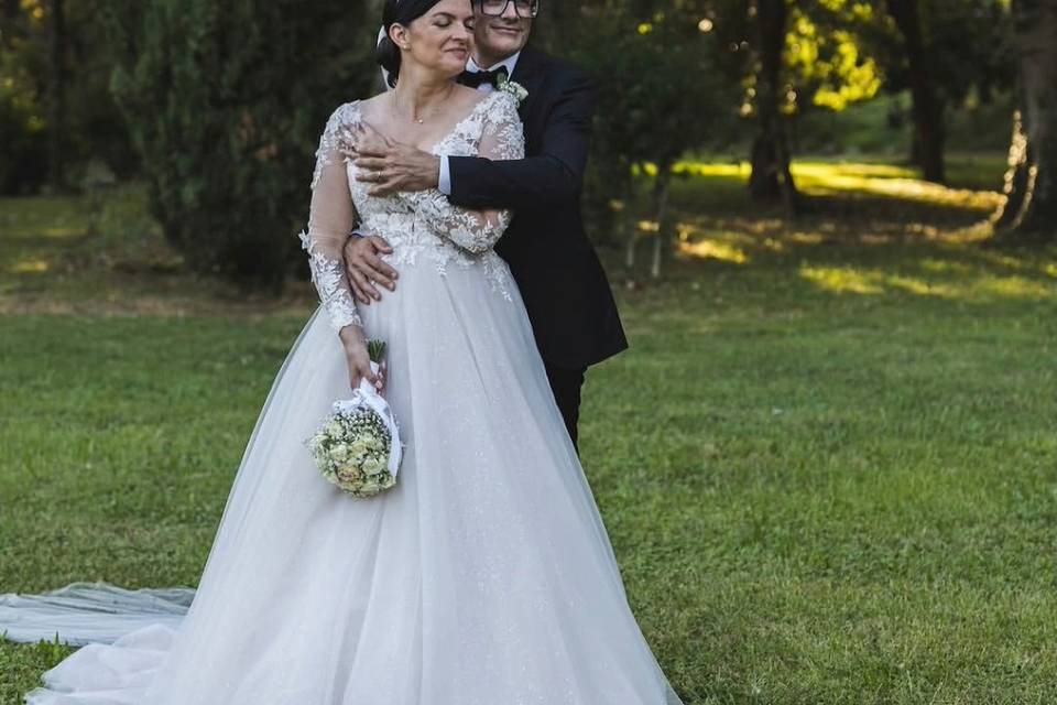 Sposi nel parco nord