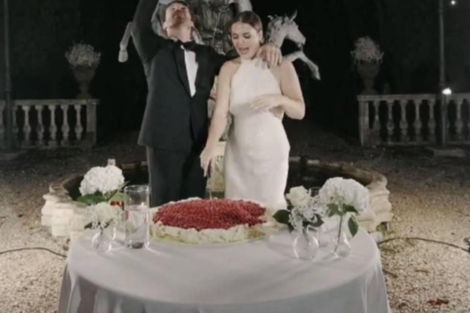 Taglio Torta alla Fontana dei