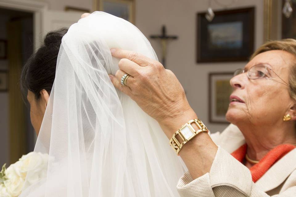 Preparazione sposa