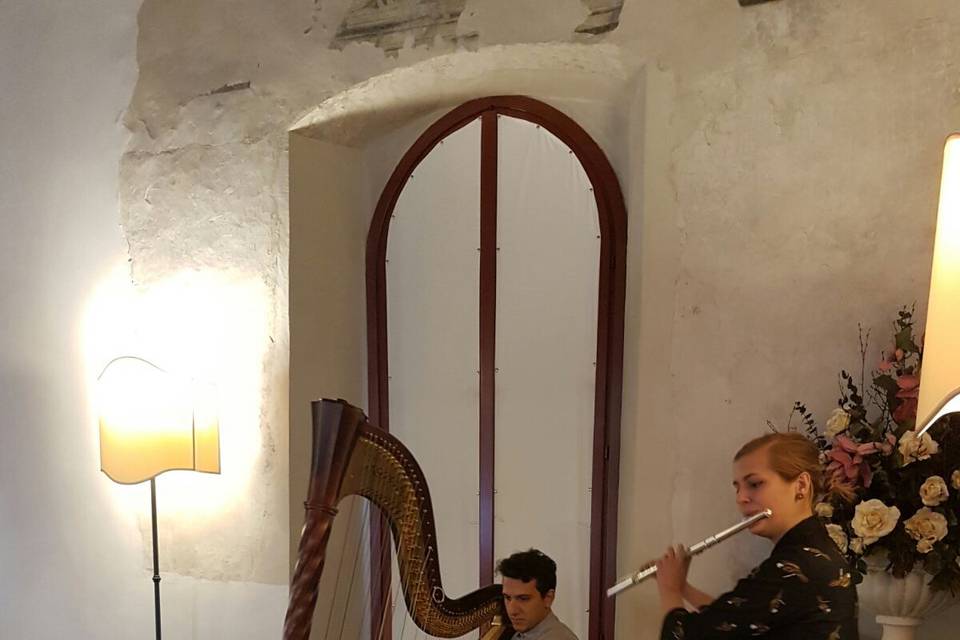 Matrimonio arpa e flauto