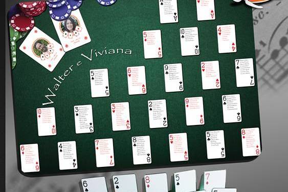 Tableau e riservato tema POKER