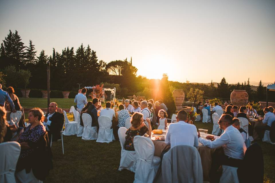 Cena sul prato