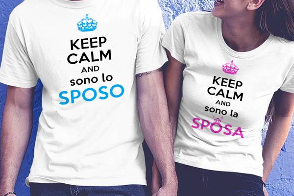 T-shirt sposi