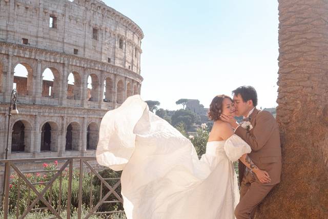Wedding giapponese al colosseo