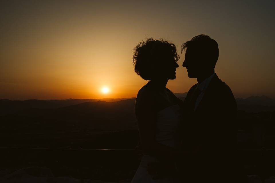 Matrimonio tramonto