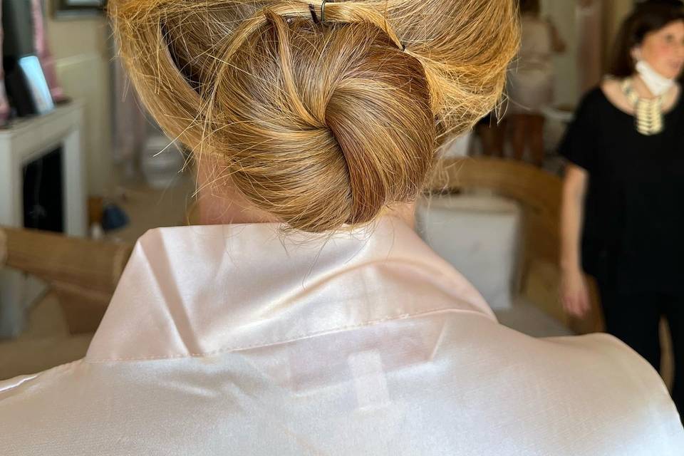 Chignon damigella Alexandra