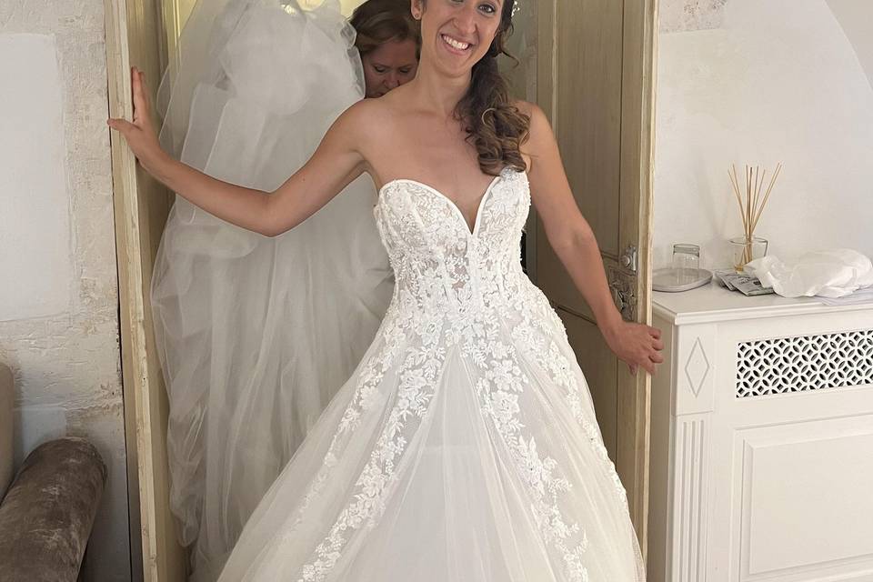 Acconciatura sposa Ilenia