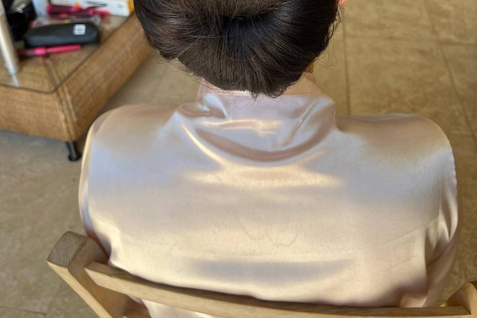 Chignon damigella Alexandra