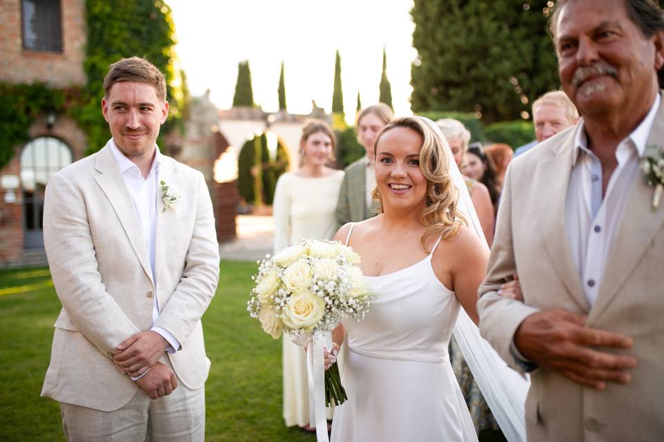 Destination wedding in Tuscany