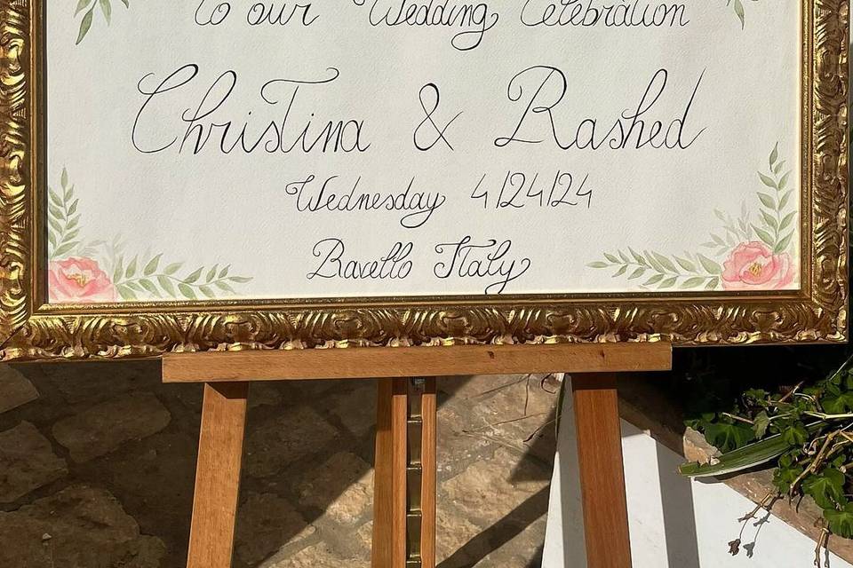 Welcome Board
